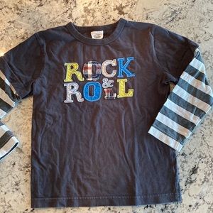 Mini Boden Long sleeve Appliqué tee 7-8Y